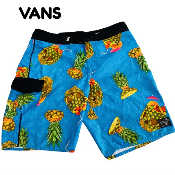 Vans Swim Vans Tropical Pineapple Pink Umbrella Mens Board